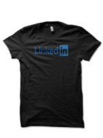 LinkedIn Black T-Shirt