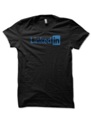 LinkedIn Black T-Shirt