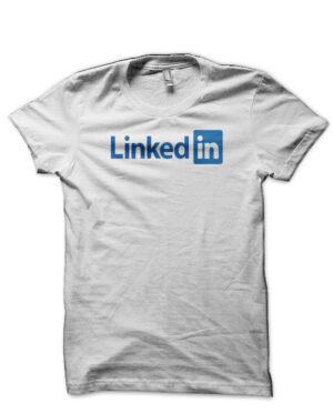 LinkedIn White T-Shirt