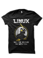 Linux Source Black T-Shirt