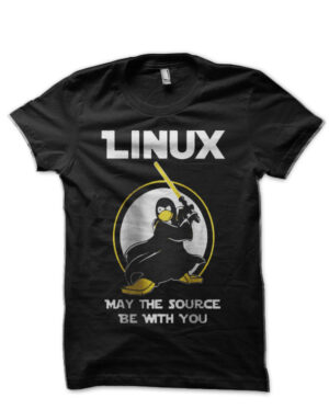 Linux Source Black T-Shirt