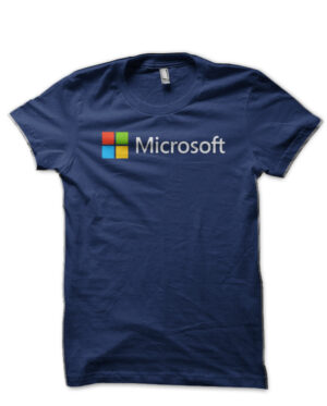 Microsoft Navy Blue T-Shirt