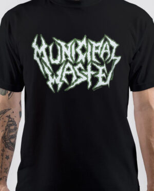 Municipal Waste Band Logo T-Shirt