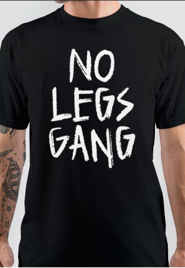 No Legs Gang Black T-Shirt