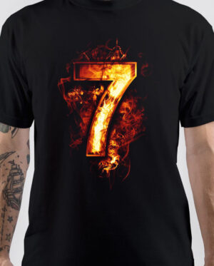 Number 7 MS Dhoni T-Shirt