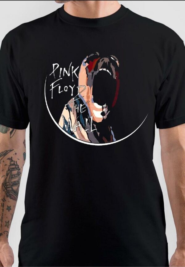 Pink Floyed The Wall Black T-Shirt