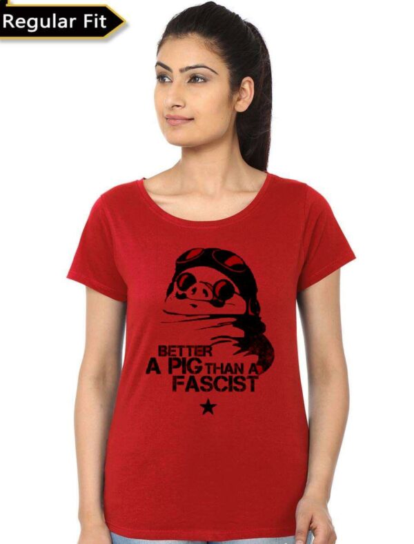 Porco Rosso Better A Pig Than A Fascist T-Shirt