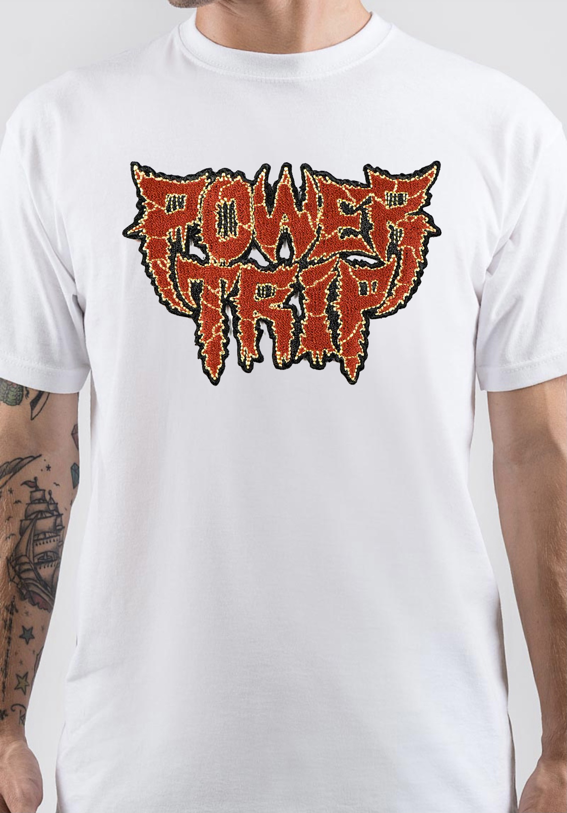 Power Trip Band Logo TShirt Supreme Shirts