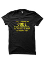 Programmer Comment Code Black T-Shirt