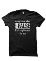 Programmer Joke Black T-Shirt