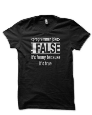 Programmer Joke Black T-Shirt
