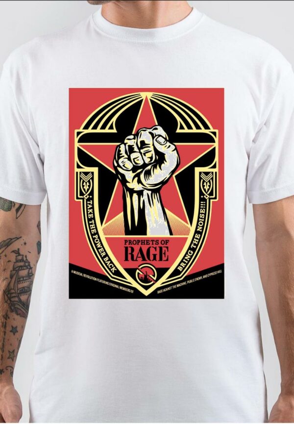 Rage Against the Machine White T-Shirt