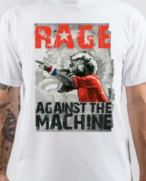 Rage Against the Machine White T-Shirt