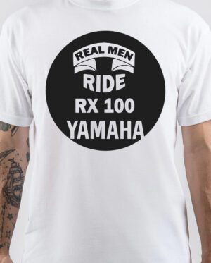 Real Men Ride Yamaha RX 100 T-Shirt