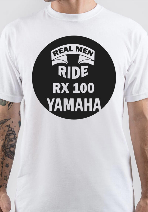 Real Men Ride Yamaha RX 100 T-Shirt