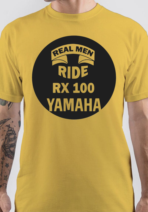 Real Men Ride Yamaha RX 100 T-Shirt