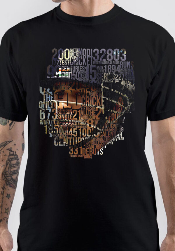 Sachin Tendulkar Art T-Shirt