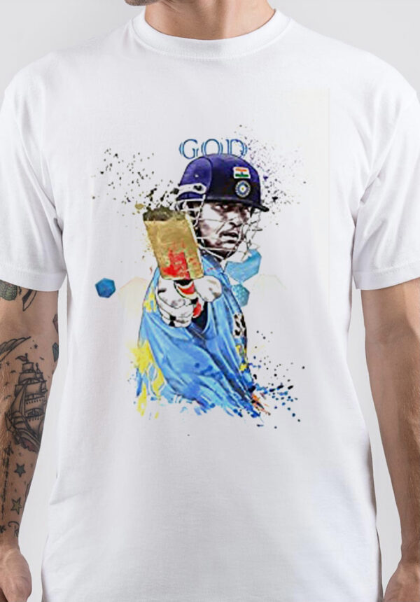 Sachin Tendulkar Batting T-Shirt