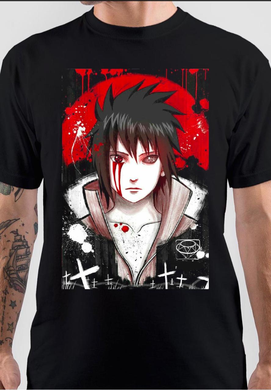 Shop Anime Printed Black Oversized T Shirt for Men with Free Shipping All  Over India  Thalasi