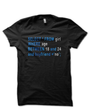 Select Girl Black T-Shirt