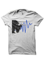 Share Market Bull White T-Shirt