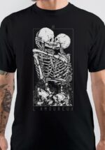 Skeleton The Lovers Black T-Shirt