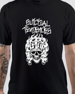 Suicidal Tendencies Band Burning Skull T-Shirt