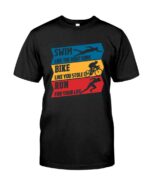 Swim Bike Run Triathlon T-Shirt