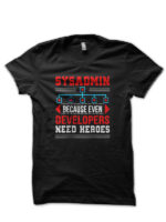 Sysadmin Black T-Shirt