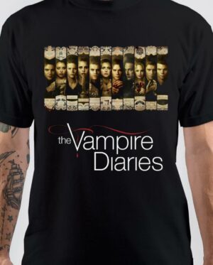 The Vampire Diaries Black T-Shirt