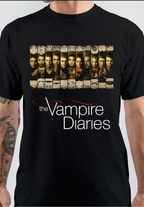 The Vampire Diaries Black T-Shirt