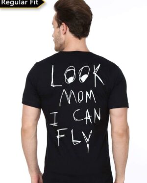 Travis Scott Look Mom I Can Fly Black T-Shirt