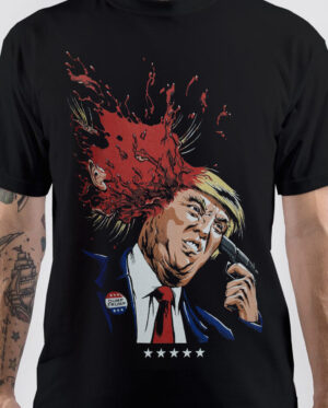 Trump Walls Of Death Municipal Waste Band T-Shirt