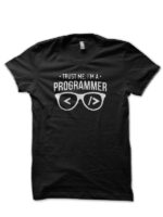 Trust Me I'M A Programmer Black T-Shirt