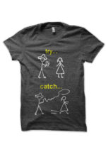 Try Catch Charcoal Grey T-Shirt