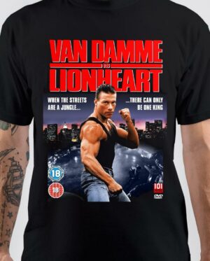 Van Damme Lionheart Black T-Shirt