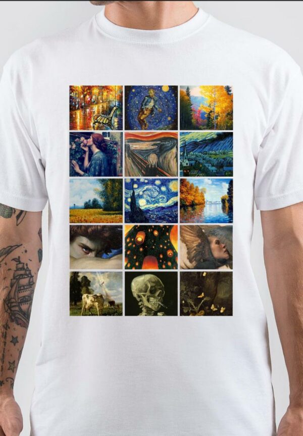 Vincent Van Gogh Painting White T-Shirt