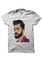 Virat Kohli White T-Shirt