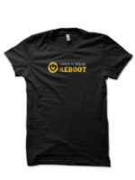 When In Doubt Reboot Black T-Shirt