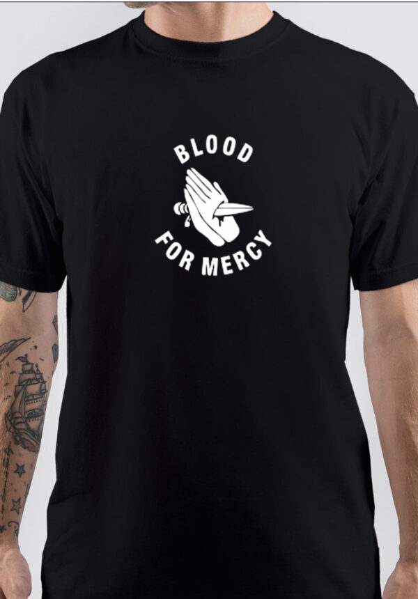 Blood for Mercy Logo T-Shirt