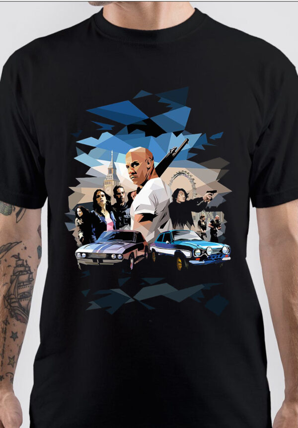 Fast & Furious Black T-Shirt