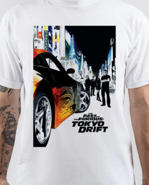 Fast & Furious Tokiyo Drift White T-Shirt