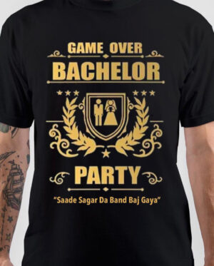 Game Over bachelor Party T-Shirt