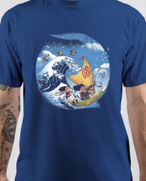 Moana Royal Blue Art T-Shirt