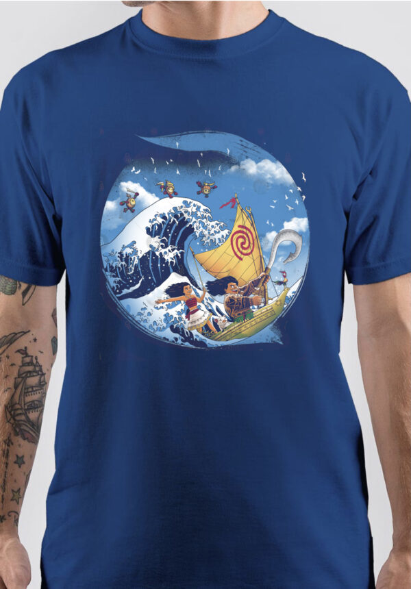 Moana Royal Blue Art T-Shirt