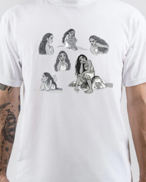 Moana White Art T-Shirt