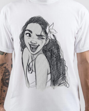 Moana White Art T-Shirt