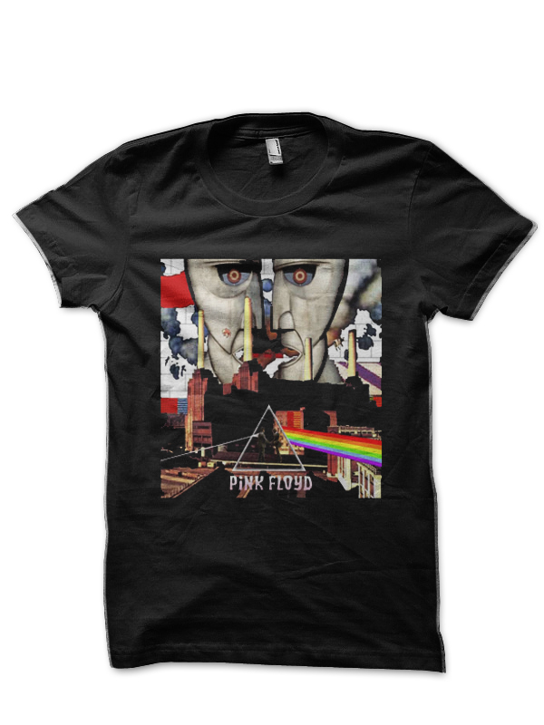 Pink Floyd Half Sleeve Black T-Shirt - Supreme Shirts