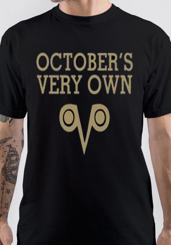 ocotobers very own black tshirt 1