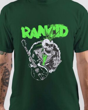 rancid green tshirt